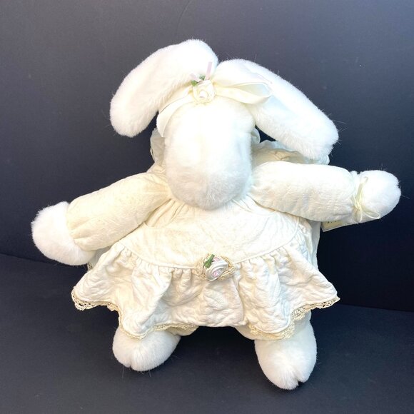 Bunnies by the Bay "Cozett" Vintage Handmade Plush Bunny 1986 with Tag 17" Tall